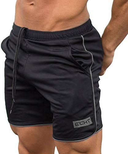 מכנסי דחיסה קצרים עם מכנסי כיס טלפון מכנסיים פיתוח גוף אימון ספורט אימון כושר גברים קצרים גברים קצרים