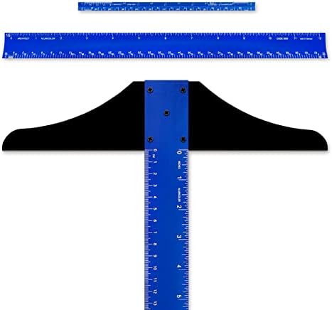 אלומיקולור סטנדרטי 3 חתיכה אדריכל סט כולל כיכר, חלול כיס בקנה מידה, כחול