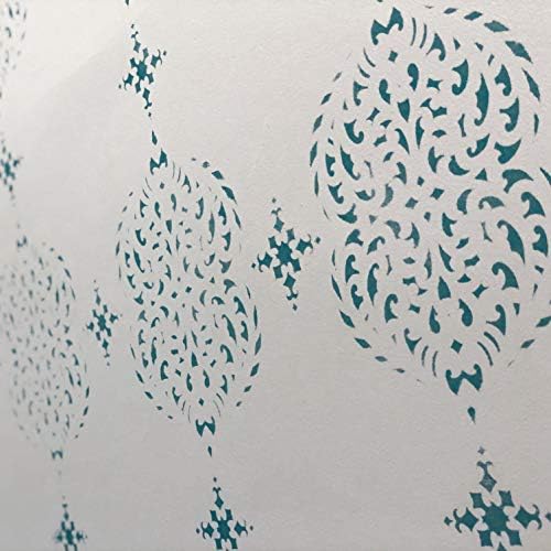אלגנטי פרסי דמשק סטנסיל מעל לשימוש חוזר תבנית הטוב ביותר ויניל פרסית קיר סטנסילים עבור ציור גדול