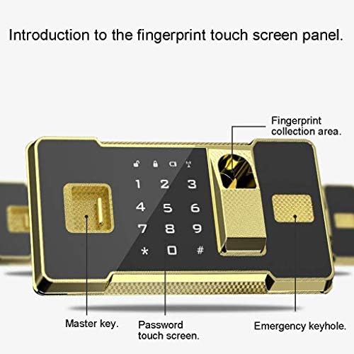 דיגיטלי אבטחת כספת, טביעות אצבע ביומטרי קיר בטוח מנעול תיבת מזומנים כספת קיר-בסגנון עם מספר מפתחות חירום מנעול