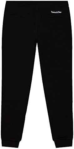 מיטשל ונס למבוגרים תיבת לוגו מכנסי טרנינג עם כיסים, מכנסי טרנינג אתלטי עבור סגנון מזדמנים או אימונים
