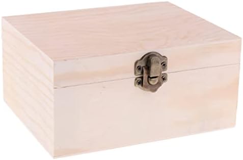 Heeqing AE205 מארגן איפור שיקוף קופסא אחסון עץ רגיל תצוגת מארז תכשיטי עץ לחדר בית חנות טבעת שרשרת