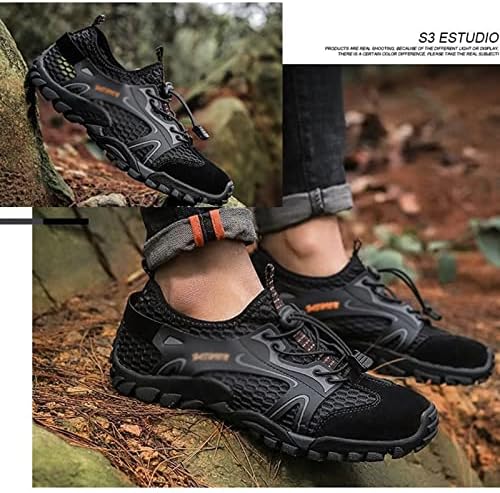 נעלי ריצה של שביל ZingBunny גברים-נעלי דרכים נושמות חיצוניות נושמות נושמות נושמות נושמות נעליים עם הנעלי