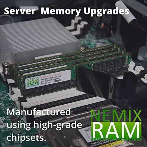 768GB 12x64GB DDR4-2666 PC4-21300 2RX4 RDIMM ECC זיכרון רשום על ידי NEMIX RAM