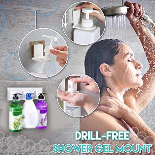 שמפו קיר ג'ל מדף אמבטיה מדף מקלחת הר הרכב נוזלי כוס סבון יניקה מחזיק בית משק בית ומיכל שמיכה
