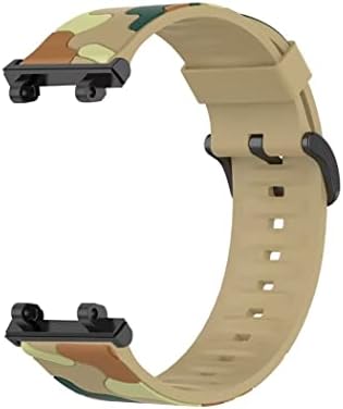 Ipartsonline Silicone Strap תואם ל- Amazfit T-Rex 2 Smartwatch Camo/הסוואה ספורט שעון להקות החלפת