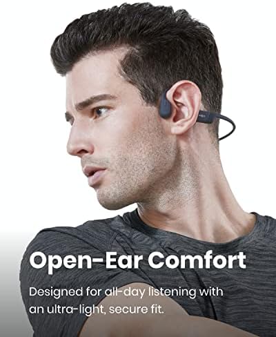 Shokz Openrun - אוזניות ספורט בלוטות בלוטות 'אוזניות ספורט - אוזניות אלחוטיות עמידות בפני זיעה לאימונים