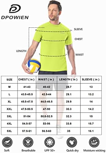 חולצות שחייה לגברים upf 50+ שומר פריחה שרוול קצר הגנה על שמש מהירה חולצת מים יבשים אימון אתלטי ריצה