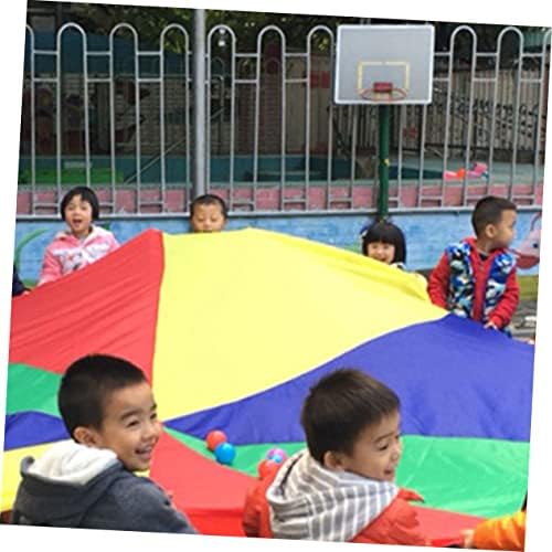 משחקי ספורט צבעוני מטרייה חיצוני צעצועים חיצוני פעוט צעצועי ילדים אוהל שיתופי לשחק חיצוני משחקים נייד מצנח צעצוע