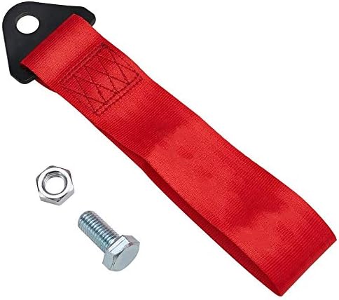 אדום רכב גרירה רצועת עבור מירוץ ספורט רכב גרירת רצועת אוניברסלי מכוניות סט חגורת ניילון רצועת עבור