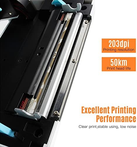 מדפסת תווית תרמית של ZSEDP שולחן עבודה עבור חבילת משלוח 4x6 הכל ביצרנית תוויות 180 ממ/שעה מדפסת מדבקה תרמית מקסימום