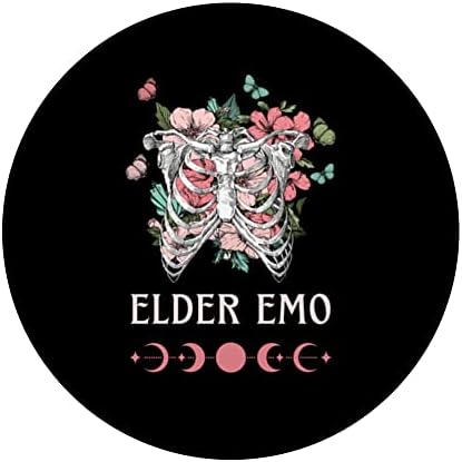 Emo Emo Goth Mitchy שלד ושלב ירח פופ -פופ -פופ -פופ -פופ -פופ -פופגריפ הניתן להחלפה