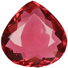 Real-gems 106.95 CT Pink Tourmaline Peary בצורת משמש ליצירת תכשיטים