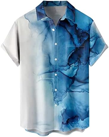 זפרבובה גברים מודפסים חולצות הוואי מודפסות כפתור שרוול קצר במורד חולצות חוף חולצה לגבר בינוני בינוני שרוול ארוך