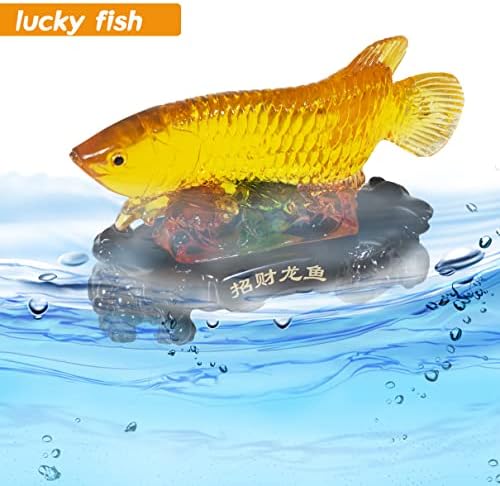 פוקיללה בגודל גדול פנג שואי עושר ארובנה פסל דגים מזל פסל, מתנה הטובה ביותר לפתיחה עסקית （13.7
