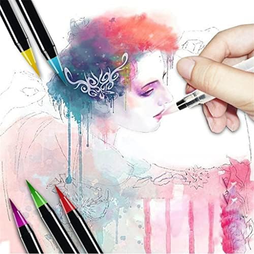 Walnuta 20 צבע מברשת צבעי מים עט עט אמנות סמן מורגש צייר עט מברשת רכה סט צביעה מנגה עט לציור ציור