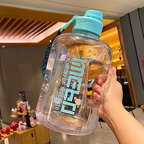 בקבוק מים ספורט קיבולת גדולה טמפרטורה גבוהה עמידה כוס דלי מים גדולה