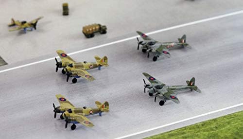 בור כביש 10 1/700 סדרת מלחמת העולם השנייה בריטי אוויר בסיס טיסה סצנת נייר בסיס, 2 חתיכות) פלסטיק דגם