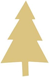 עץ מגזרת גמור עץ חג המולד חג דלת קולב צורת בד סגנון 2