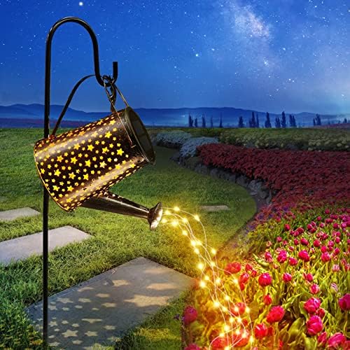 שמש השקיה יכול עם אורות חיצוני גן דקור עמיד למים כוכב שמש גן אורות שולחן סיפון חצר דשא פטיו מסלול