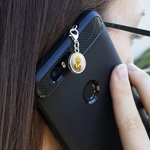 לוני טונס חמוד טוויטי נייד טלפון סלולרי אוזניות שקע קסם מתאים אייפון אייפוד גלקסי