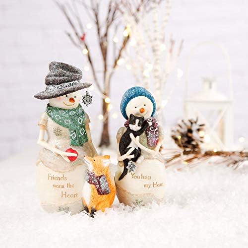 חברת מתנות ביתן, ליבנהרה-אתה מחבק את ליבי של איש השלג של איש השלג מחזיק חתול 5 אינץ ', 5 , לבן