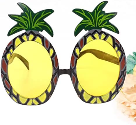 משקפי שמש אננס משקפי שמש אננס אננס טרופי הוואי מפלגת משקפי משקפיים פירות מצחיקים אביזרי מסיבת חוף איפור