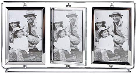 מסגרת תמונה מסתובבת של Weiyirot, מסגרת צילום משפחתית וינטג ', רטרו גודל גדול 360 מעלות מסגרת תמונה