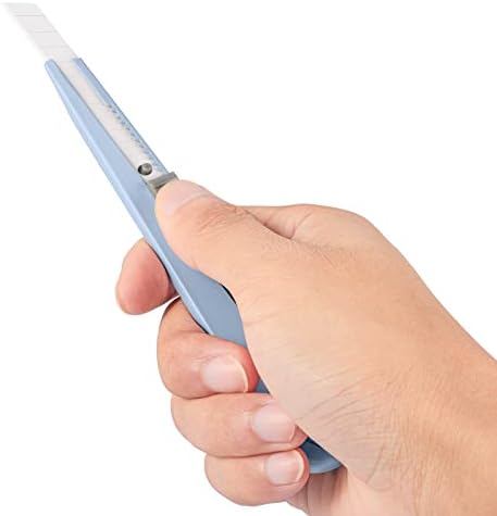 חותך נייר קרמיקה חותך חותך קצף חותך בטיחות מצמד להבים סכין כלי עזר נשלף 3 להבים קרטונים חיתוך סכין ידידותית לעור