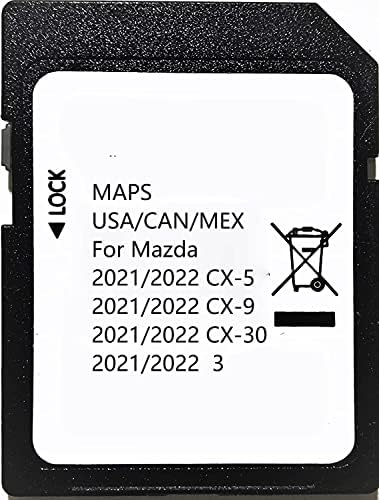 כרטיס SD החדש ביותר של ניווט ， תואם 2021/2022 CX5 ו- 2021/2022 CX9, SYNC ארהב/קנדה/מפות מקסיקו