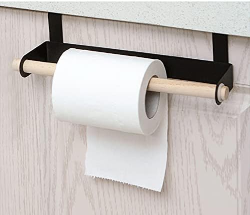 ZCMEB גליל מטבח נייר אחסון מתלה מגבת מחזיק רקמות קולב מתחת לדלת הארון, מתלי מגבות לחדר אמבטיה, מעל מדף