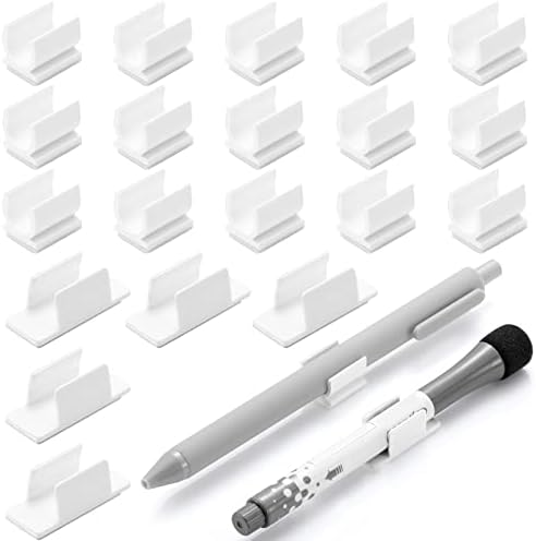מחזיק עט קליפ דבק 2 גדלים עבור עט מברשת צבע כדי מקל על שולחן מחשב רכב לוח מודעות לוחות קניות רשימות