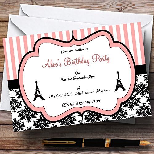 PARISAIN PARISEA PARIS EIFFEL TOWER נושא וינטג 'שיק מסיבת יום הולדת בהתאמה אישית.