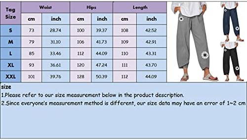 מכנסי טרנינג קצוצים של מטענים קצוצים של ZDFER עם מכנסי קפרי מזדמנים מכנסיים כותנה פשתן מכנסי מותניים