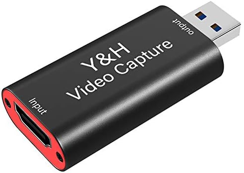 כרטיס לכידת וידאו של Y & H 1080p לזרמת וידאו חי באמצעות מצלמת אקשן מצלמת מצלמת DSLR - Capture 1080p@60Hz
