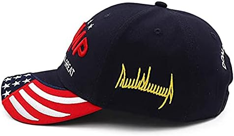 טראמפ 2024 כובע, לשמור אמריקה נהדר עם אמריקאי דגל דונלד טראמפ מגע מתכוונן בייסבול כובע
