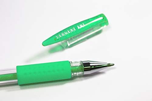 סרג 'נט אמנות 24 לספור ירוק גליטר ג' ל עטים, שאינו רעיל, קסום דיו עטים, אמנות מרקר עטים עבור ציור, ביומן,
