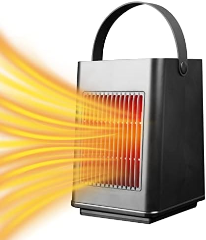 תנור חימום-תנורי חימום חשמליים ניידים עם מצב חיסכון באנרגיה, תרמוסטט מתכוונן 450 וואט/950 וואט