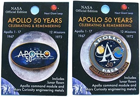 פין זוג אפולו 11 המשימה 50 שנה-נאס א הרשמי