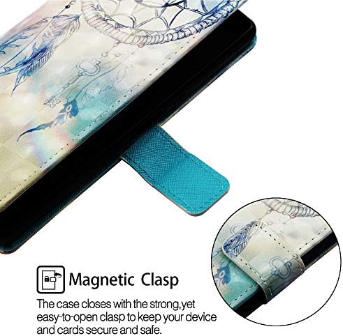Galaxy Note 10+ Pro/Plus/5G Case, Zermu 3D דפוס חמוד חמוד אטום הלם פרמיום עור PU Folio ארנק עם