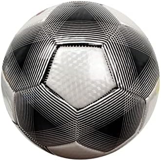 סמל ספורט תואם ריאל מדריד כדורגל כדור, מורשה אמיתי מ ' לבן / שחור כדור 5