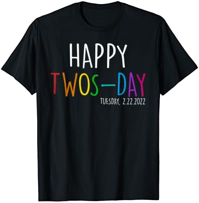 שני יום שלישי 22 בפברואר 2022 מצחיק 2/22/22 מתמטיקה מאהב חולצה