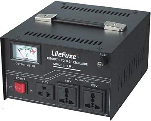 LITEFUZE LR -1500 1500 וואט ווסת מתח עם שנאי שלב למעלה/למטה 110V/220V - חוט הניתוק לחשמל - מפסק