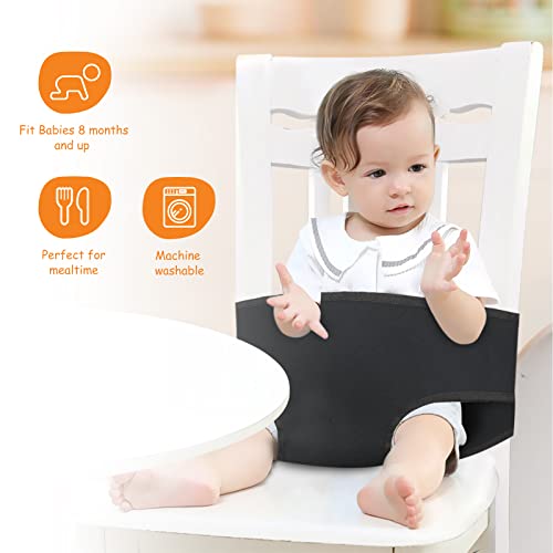 וופנג תינוק מושב תחבושת, נייד גבוהה כיסא אבזר, בד קומפקטי קל משקל מתקפל נסיעות מושב, נייד גבוהה כיסא