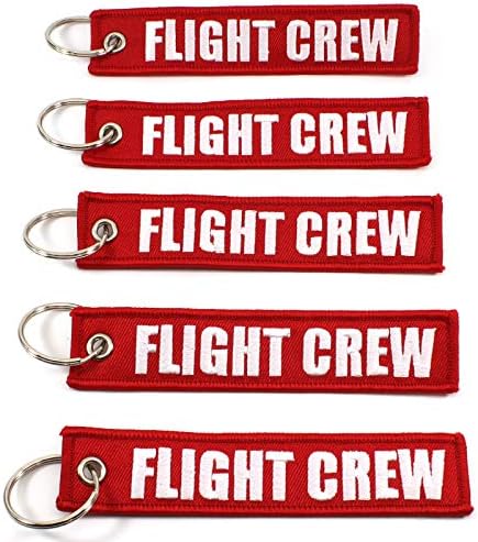 סיבובי13ב1 צוות טיסה-אדום / לבן-5 יחידות מחזיקי מפתחות