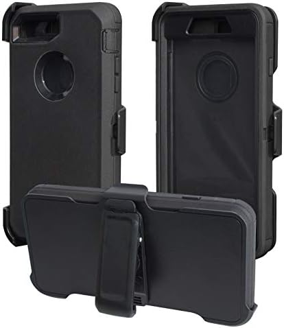Casepal iPhone 8 Plus, 7 Plus מארז, שריון כבד אבק אבק אבק מוגן אבק מגן מחוספס עם מגן מסך מובנה,