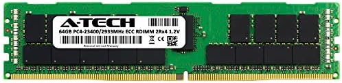 זיכרון זיכרון A -Tech 64GB עבור Dell PowerEdge FC640 - DDR4 2933MHz PC4-23400 ECC רשום RDIMM 2RX4 1.2V