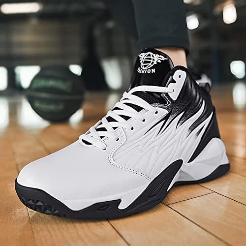 נעלי כדורסל של Celtros Men High Top אופנה ללא החלקה נעלי כדורסל עמידות בלבוש