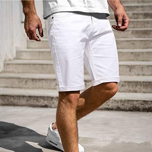 מכנסיים קצרים של Xiloccer לגברים 2021 מכנסי מטען לגברים קצרים קיץ חור כושר מזדמן קרוע מכנסי מכנסי ספורט מכנסיים