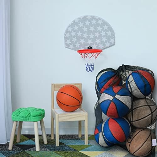 תיק רשת Dogeek תיק רשת עמיד שקית חדר כושר ספורט תיק ציוד ספורט להחזקת כדורסל, כדורעף, בייסבול,